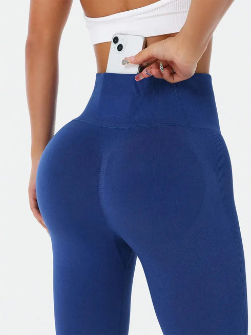 'Demelza' High Waist Ankle Leggings - Celes Fashion